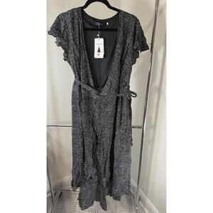 ZESICA Elegant Floral Maxi Dress - Brand New